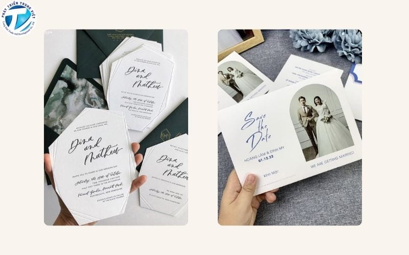 Thiệp cưới hiện đại
